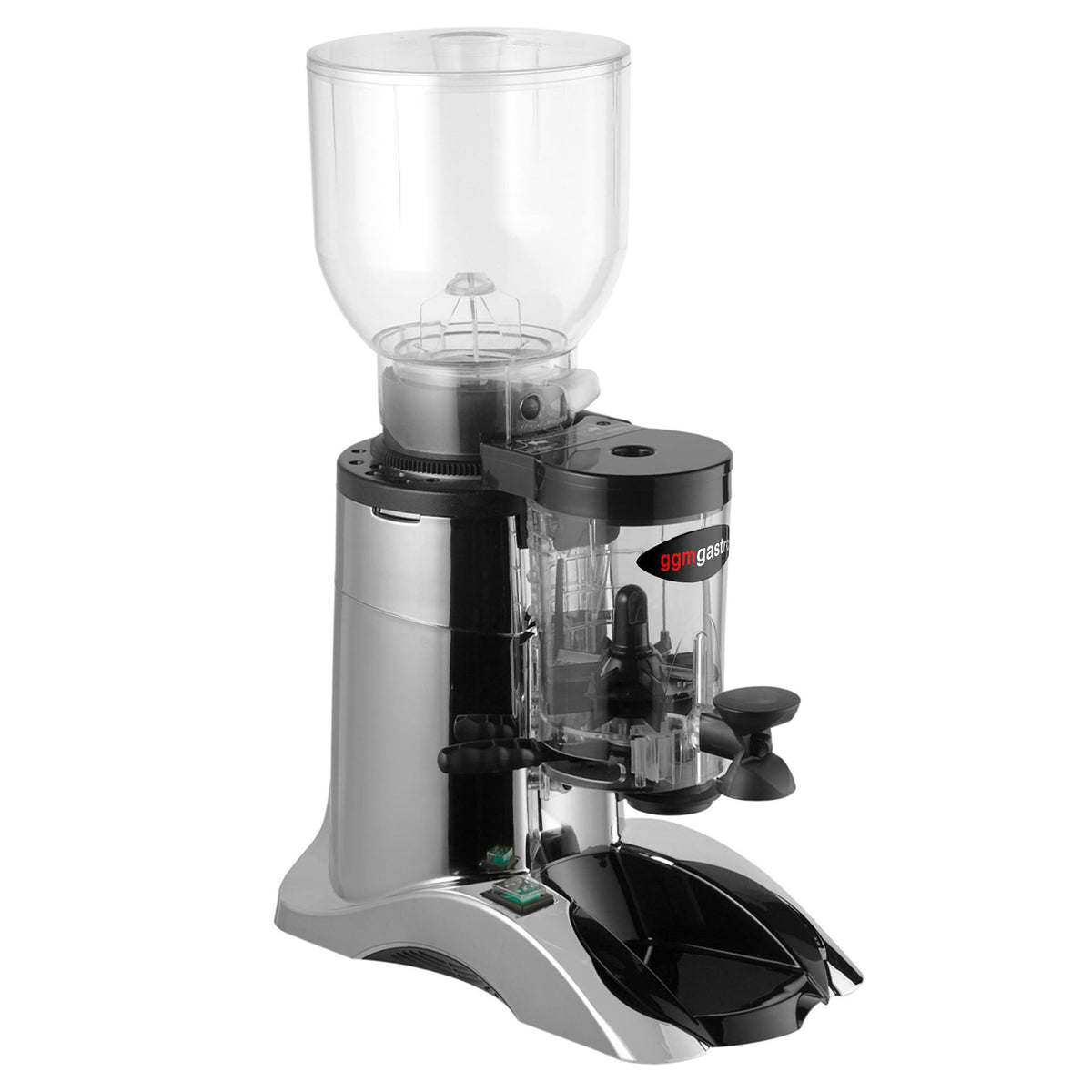 Commercial Coffee Grinder - 2kg - 77dB - with Dispenser (Doser) - Silver