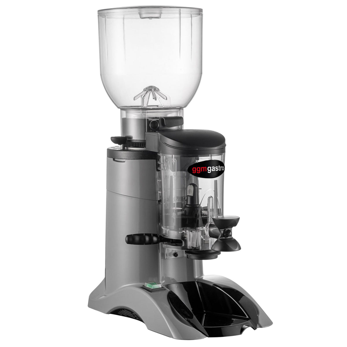 Espressomylly - 2 kg - Melutaso 77 dB - Annostelijalla - Harmaa