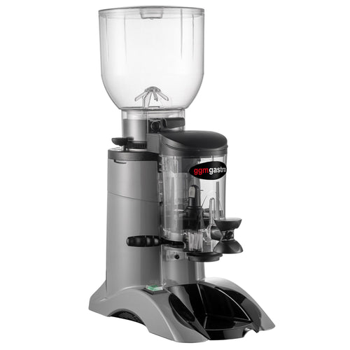 Espressomylly - 2 kg - Melutaso 77 dB - Annostelijalla - Harmaa