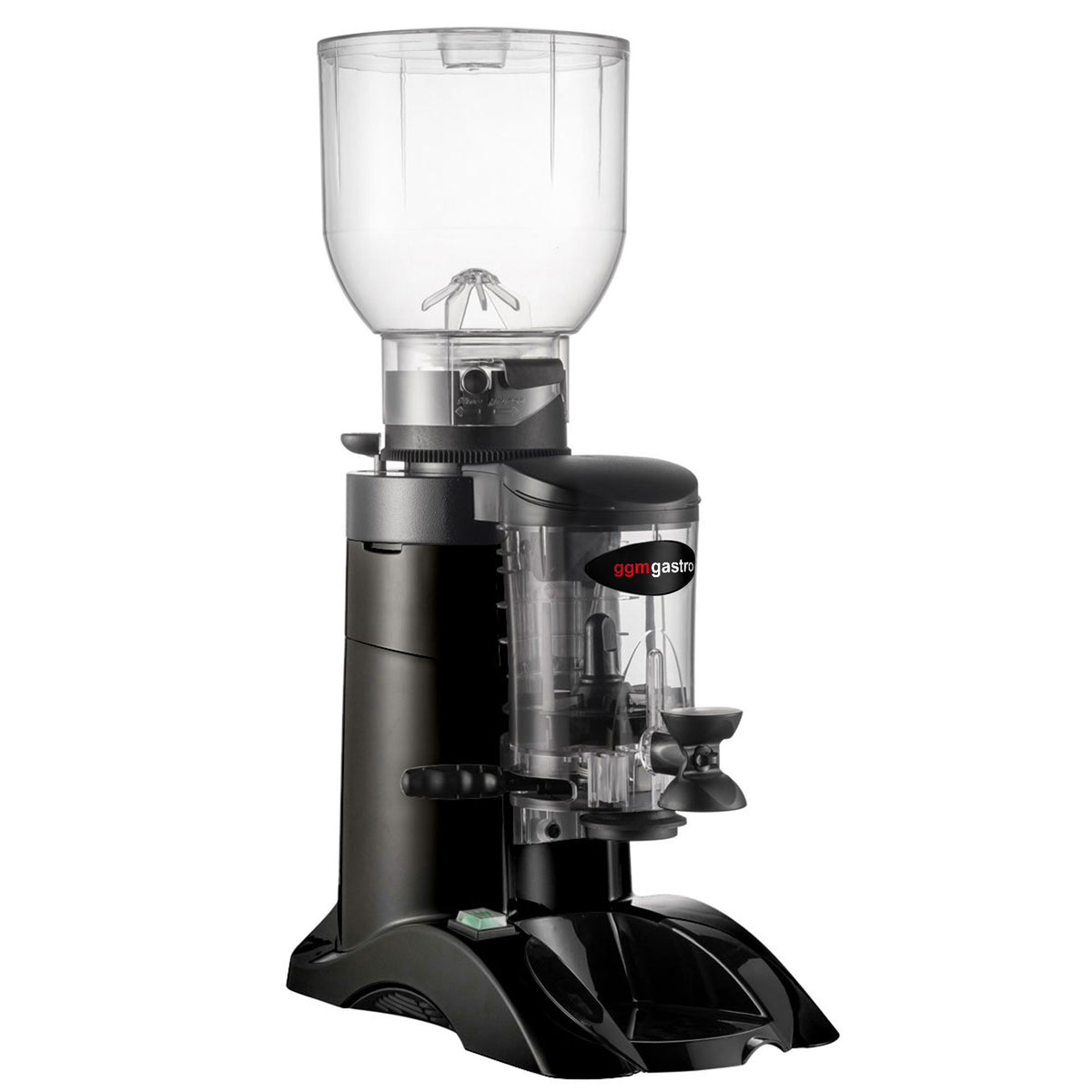 Espressomylly - 2 kg - Melutaso 63 dB - Annostelijalla - Musta