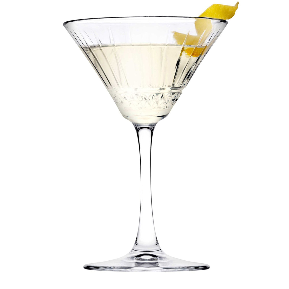 (4 pcs) Martini glass - ELYSIA - 220 ml - Clear