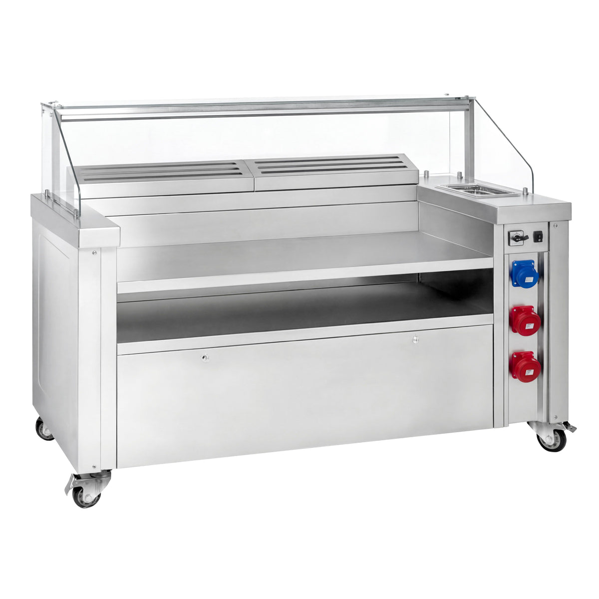 Mobile Cooking Station - 1600x850mm - Height: 1170mm