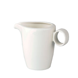 (1 pcs) LUX | Maastricht - Milk jug - 150ml - Porcelain - Ivory - CE‑stamped; Microwave and oven safe; Heat resistant up to 300°C