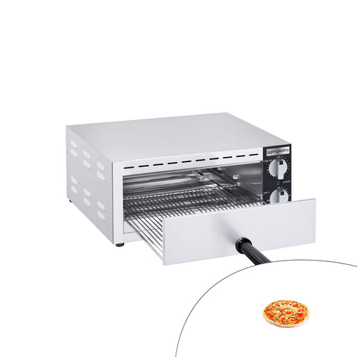 Sähköinen minipizzauuni - 1 x Ø 33 cm - enintään 300 °C - Manuaalinen