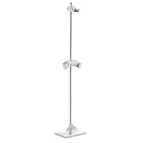 Pizzalapion teline - 350x250x1 750 mm - ruostumaton teräs; marmorijalusta - ilman lapioita ja uuniharjaa