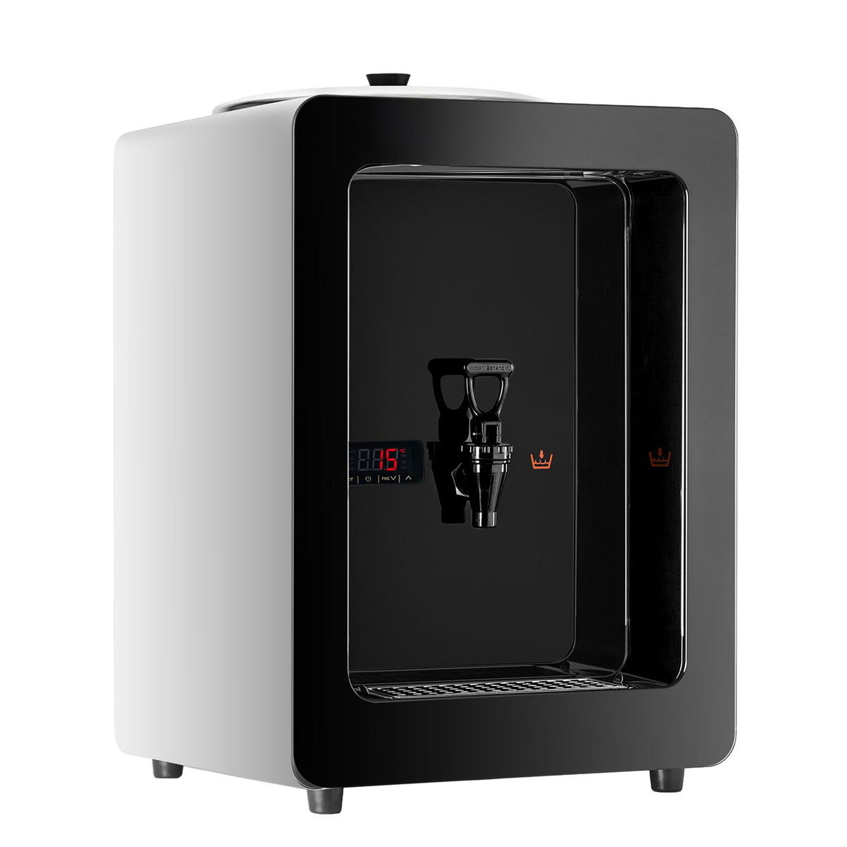 Maidonlämmitin PREMIUM - Digitaalinen - 5 l - 1,2 kW - Musta - annosteluhana - tippa-astia - Lämpötila: 0 - 85 °C