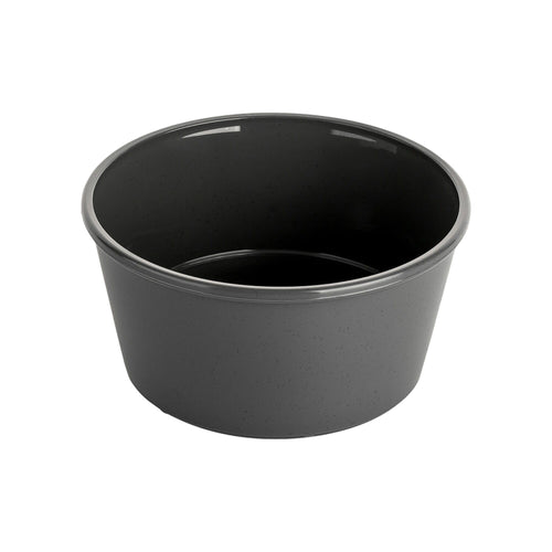 (12 kpl) tarjoilukulho - muovi - 700 ml - pyöreä - Ø 142 mm - pinoutuva, konepesunkestävä, elintarvikekelpoinen - harmaa