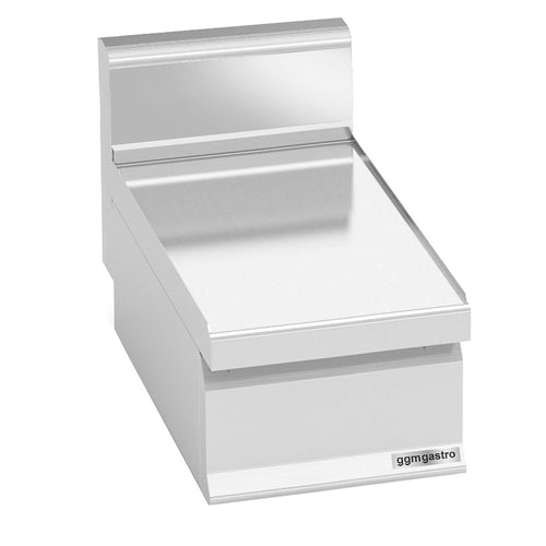 Neutralelementti - LORENZO 600 - 300x600x410 mm - ruostumaton teräs AISI 304; pöytämalli; ilman alakaappia - yhteensopiva: Lorenzo 600 -sarja - sis. korkeussäädettävät säätöjalat