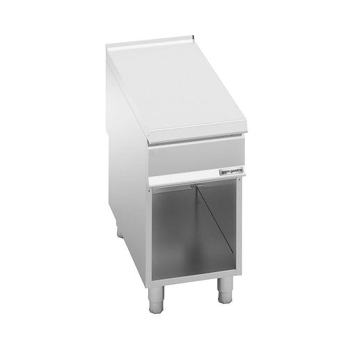 Neutraluelementti - Paolo 900 -sarja - 400x900x920 mm; työskentelykorkeus 900 mm - ruostumaton teräs AISI 304; Scotch-Brite -viimeistely; avoin alakaappi - varten Kochserie PAOLO - 900