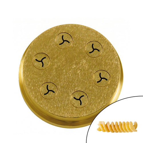 Brass Pasta Die (Bronze Finish) - Fusilli - 8.4mm - Ø 59mm - compatible with NMSM4