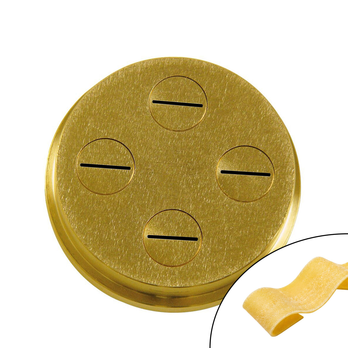 Brass Pasta Die (Bronze Finish) - Pappardelle - 15mm - Ø 59mm - compatible with NMSM4