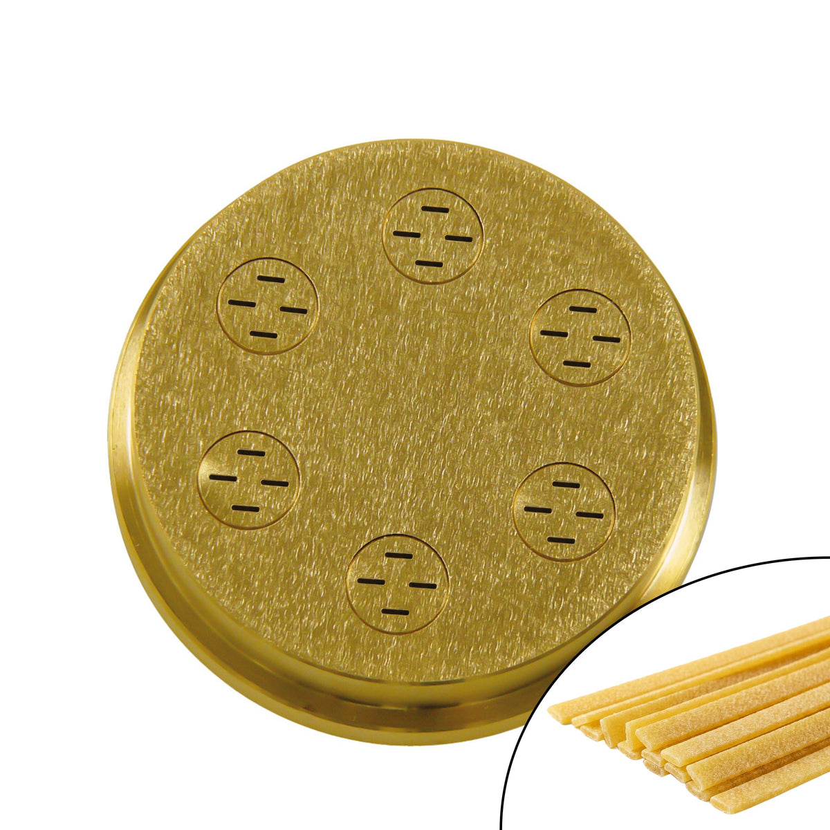 pastakoneen muotti - Tagliolini - sileä - Ø 59 mm - 10 mm - yhteensopiva: NMSM4 - 3,5 mm