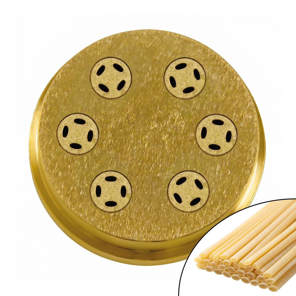 pastakoneen muotti - Linguine - sileä - 3,5x1,6 mm - Ø 75 mm - yhteensopiva: NMSM8 & NMSPS