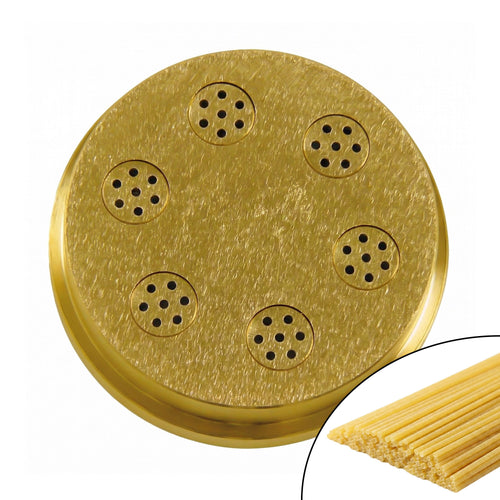 Brass Pasta Die (Bronze Finish) - Spaghetti - 1.9mm - Ø 75mm - compatible with NMSM8, NMSPS