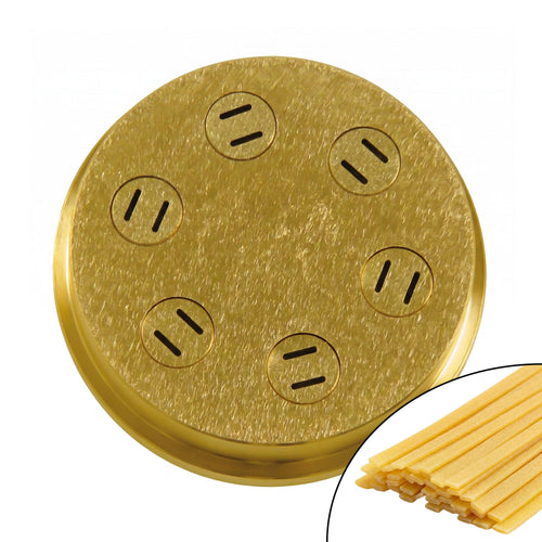 Brass Pasta Die (Bronze Finish) - Tagliatelle - 6mm - Ø 75mm - compatible with NMSM8, NMSPS