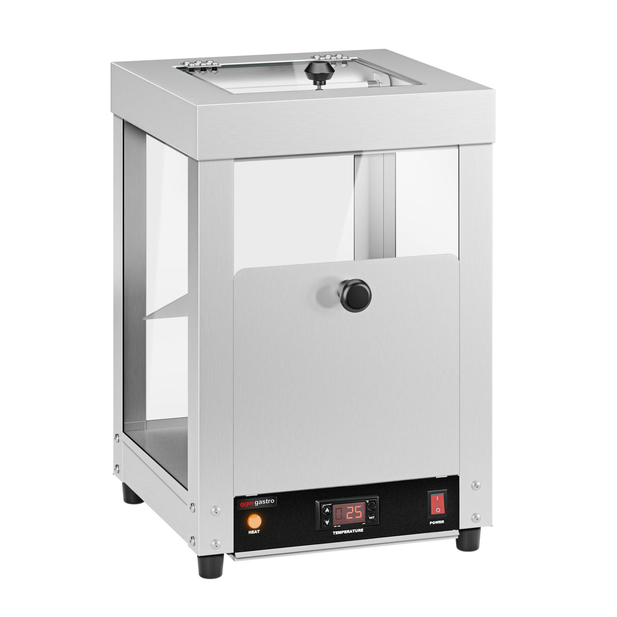 Nacho & Popcorn Warmer - 300W - Stainless Steel - for Almonds & Nuts