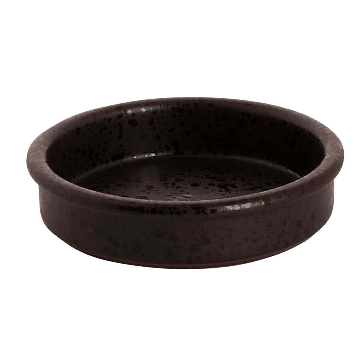 (24 pcs) MOON - Tapas Oven Dish - Ø120mm - Black