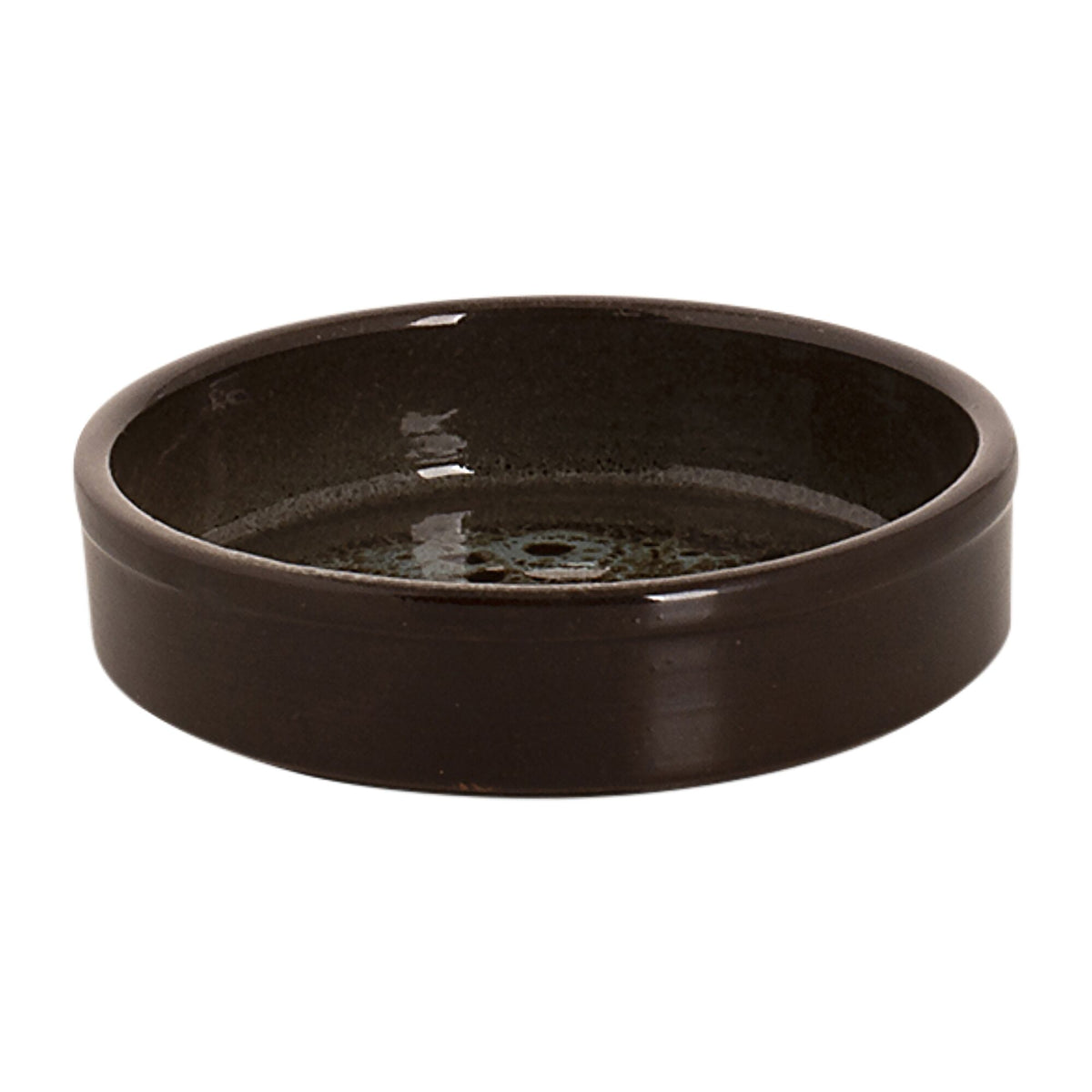 (24 pcs) TURKEY - Tapas Oven Dish - Ø100mm - Brown / Blue