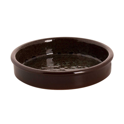 (24 pcs) TURKEY - Tapas Oven Dish - Ø 140mm - Brown / Blue