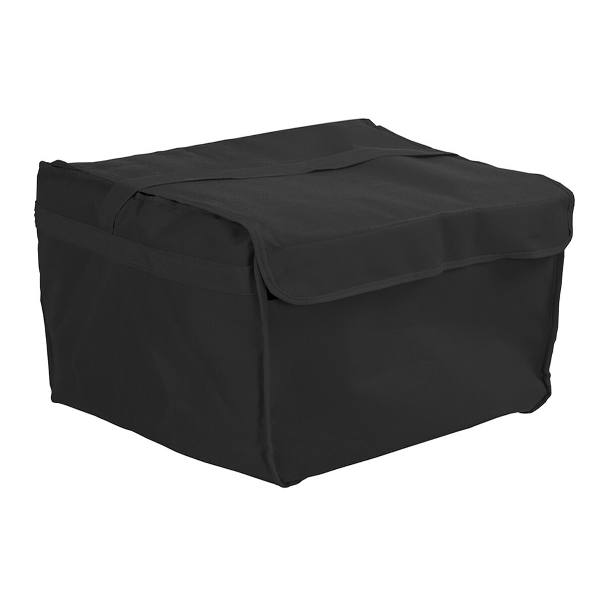 (5 kpl) Pizzalaukku - olkahihna - per 8 pizzalaatikkoa - 60x40 cm - musta