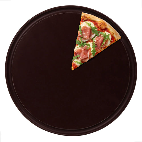 (12 kpl) pizzalautanen - polyeteeni - Ø 420 mm - ruskea