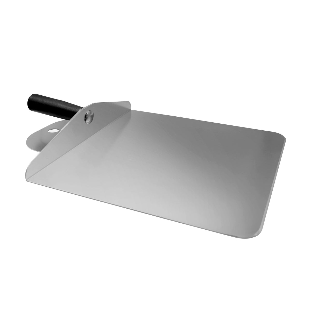 Pizzalapio - ruostumaton teräs - suorakulmainen - 320x310 mm - sopii nopeauuni SOV - muovikahva