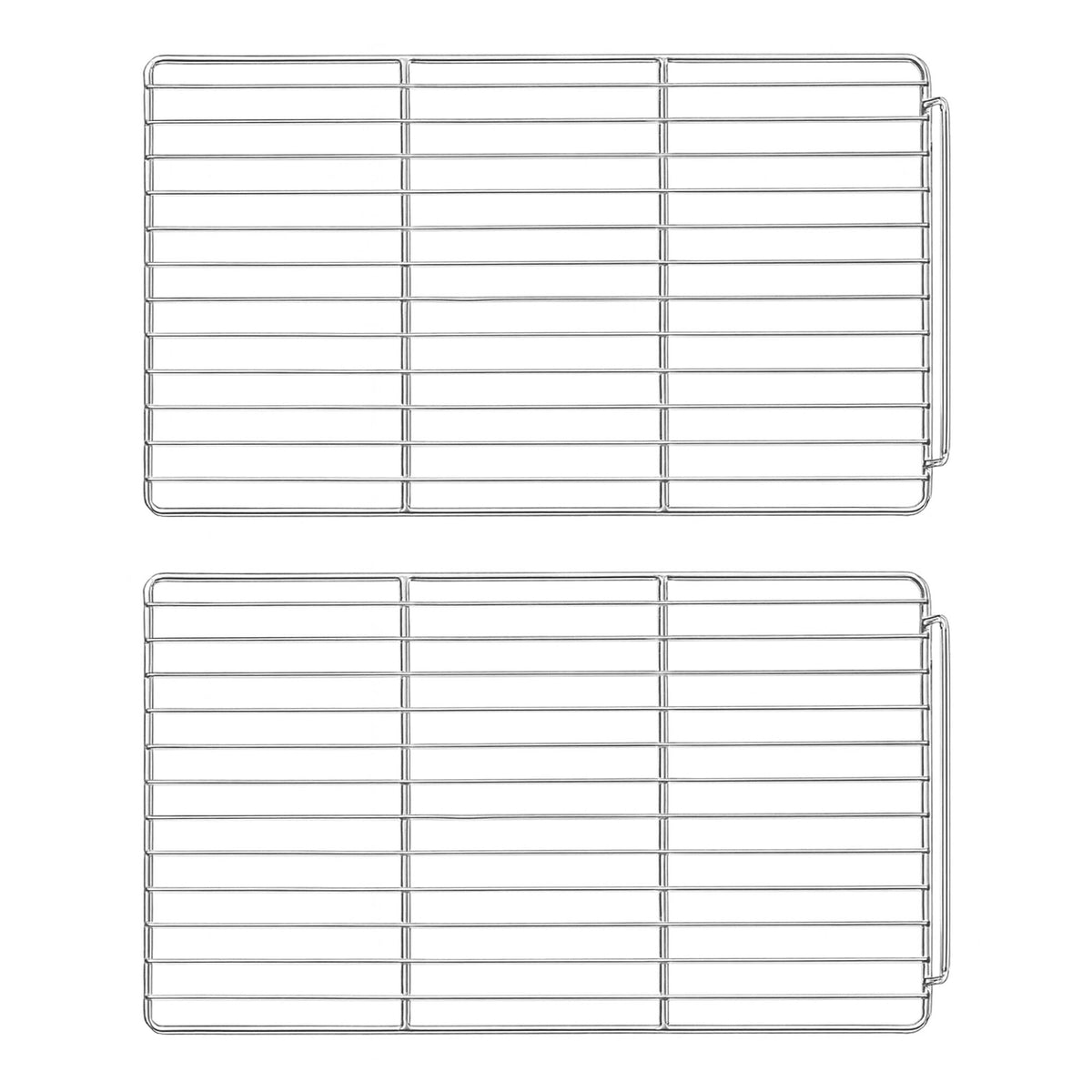 (2 kpl) Ritilä - 335x532 mm - plastifioitu, korkea kantavuus - 12 mm - varten KTS-, SAG-, GTS-, POS7- ja ZBS7-sarjojen kylmäpöydät - yhteensopiva KTS, SAG, GTS, POS7, ZBS7