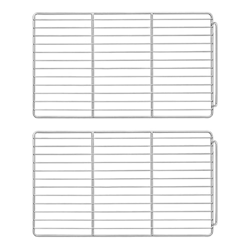 (2 kpl) Ritilä - 335x532 mm - plastifioitu, korkea kantavuus - 12 mm - varten KTS-, SAG-, GTS-, POS7- ja ZBS7-sarjojen kylmäpöydät - yhteensopiva KTS, SAG, GTS, POS7, ZBS7