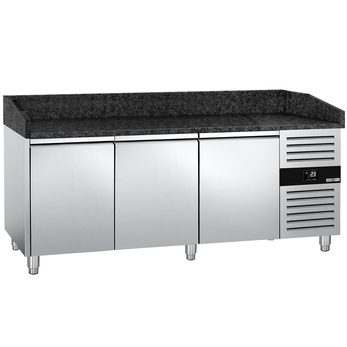Pizzakylmäpöytä PREMIUM - 2025x800 mm - 3 ovea - 580 l