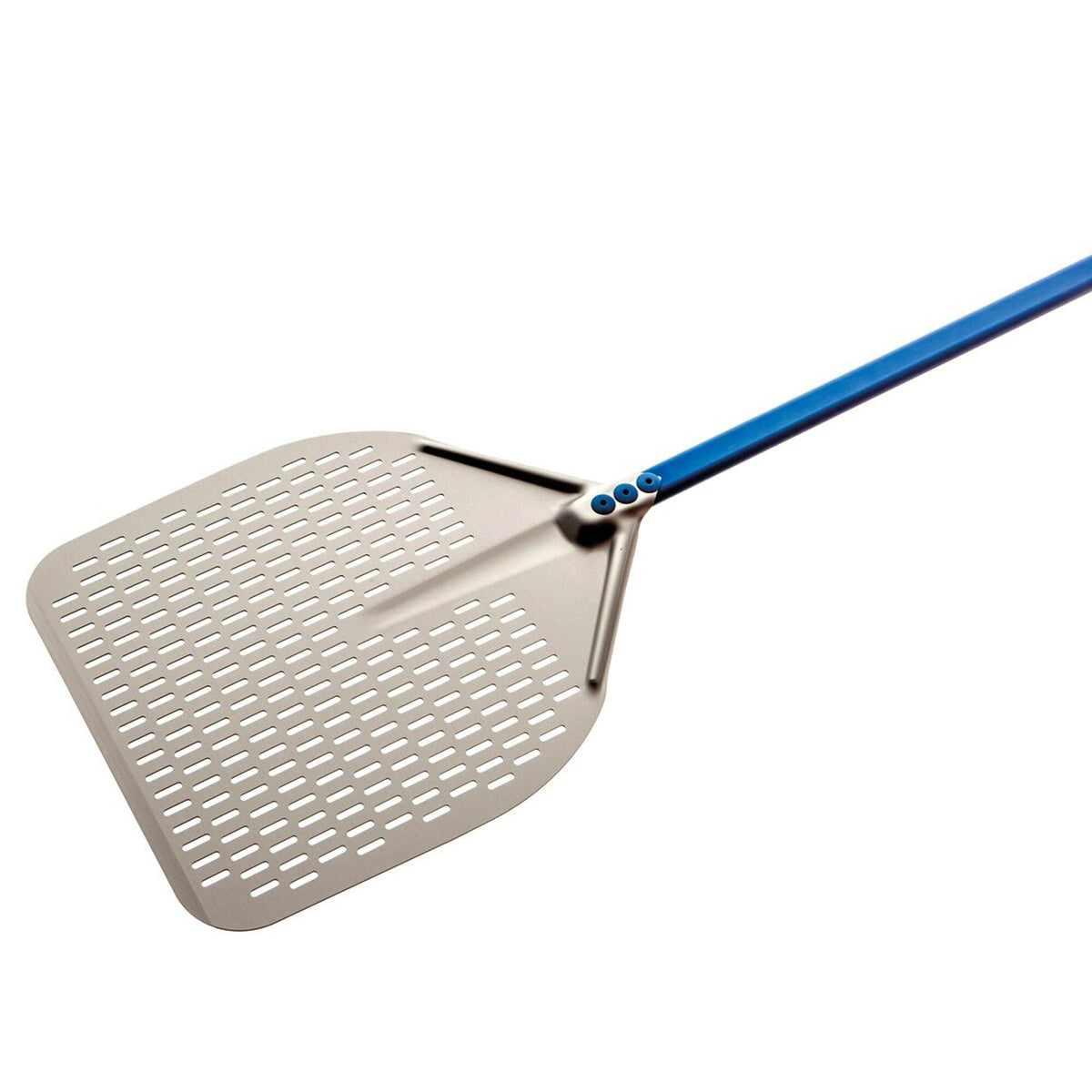 Pizzalapio - AZZURRA - alumiini - rei'itetty - 450x450 mm - alumiinivarsi 60 cm