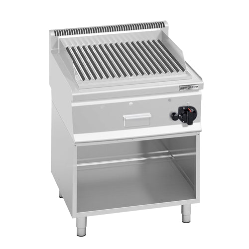 Laavakivigrilli (kaasu) - 8 kW - 600 mm - 0,60 x 0,60 m