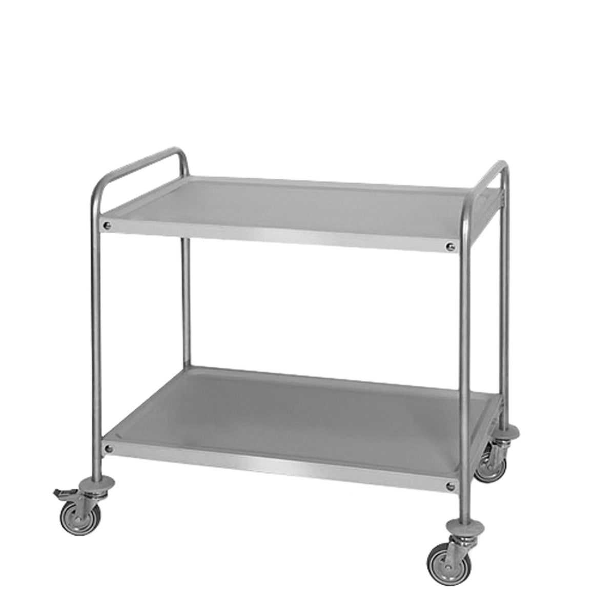 Catering Trolley - Commercial Service & Clearing Trolley - Heavy Duty  - 800x500mm - 2 Tier