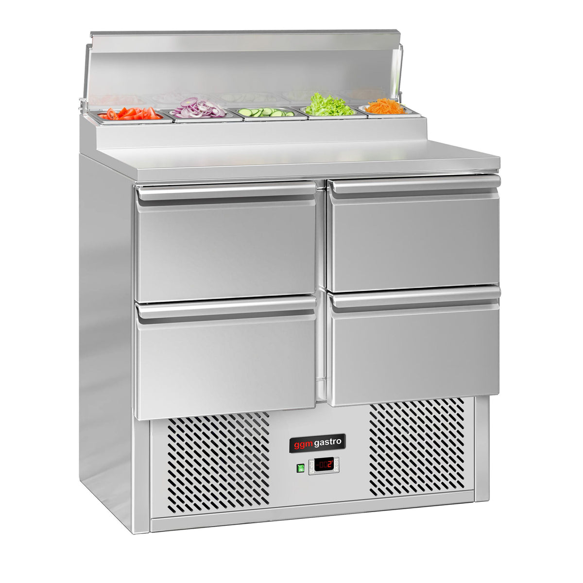 Commercial Prep Counter Mini ECO - 900x700mm - 4 Drawers - for 5x GN 1/6