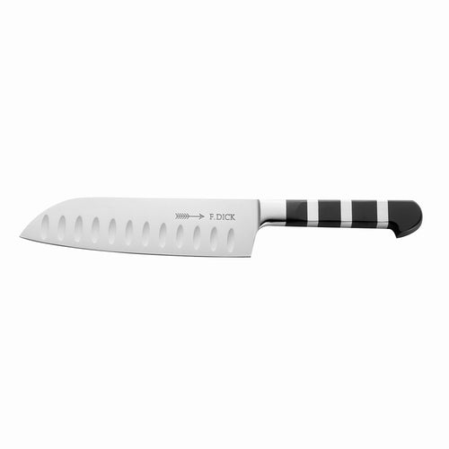 F. DICK | 1905 - Santoku-veitsi - Kullenschliff-terällä - Terä: 180 mm
