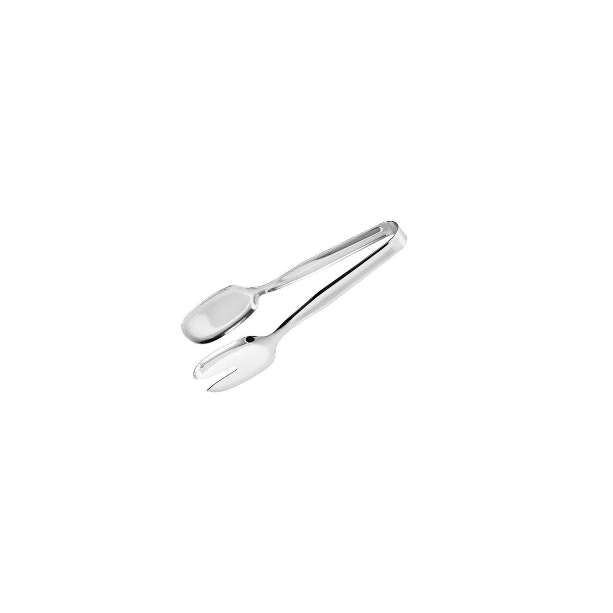 (4 pcs) Serving tongs - Length: 220mm - Stainless steel