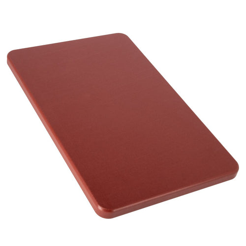 Leikkuulauta - 250x400 mm - Paksuus: 20 mm - HACCP-yhteensopiva - Polyeteeni (PE500) - Ruskea - Liukuestepinnalla