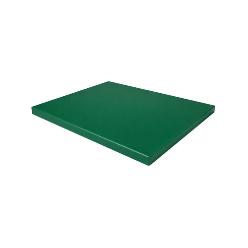 Leikkuulauta - 250x400 mm - Paksuus: 20 mm - HACCP-yhteensopiva - Polyeteeni (PE500) - Vihreä - Liukuestepinnalla