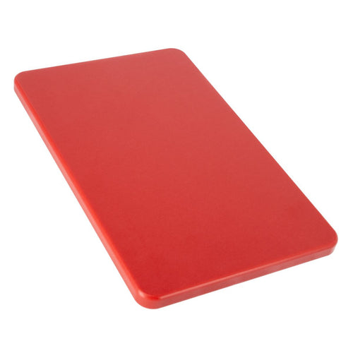 Leikkuulauta PREMIUM - 250x400 mm - Paksuus: 20 mm - HACCP-yhteensopiva - Polyeteeni (PE500) - Punainen - Liukuestopinnalla