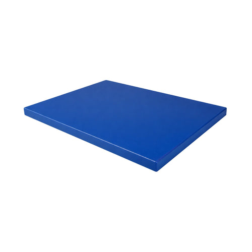 Leikkuulauta - 300x500 mm - Paksuus: 20 mm - HACCP-yhteensopiva - Polyeteeni - Sininen - Liukuestepinnalla - Ammattikäyttöön