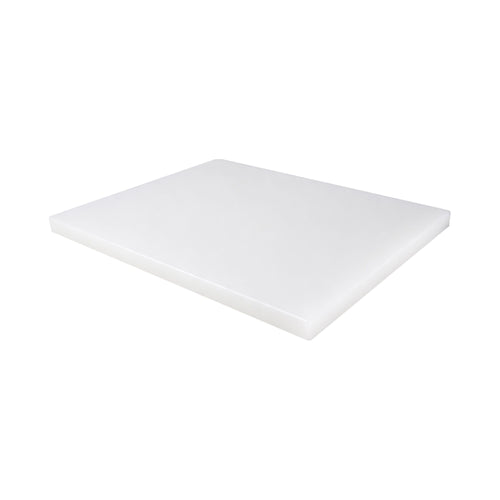 Leikkuulauta - 300x500 mm - Paksuus: 20 mm - HACCP-yhteensopiva - Polyeteeni (PE500) - Valkoinen - Liukuestopinnalla - Ammattikäyttöön