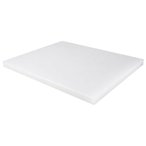 Leikkuulauta - EN 600x400 - Paksuus: 20 mm - HACCP-yhteensopiva - Polyeteeni (PE500) - Valkoinen - Liukuestepinnalla
