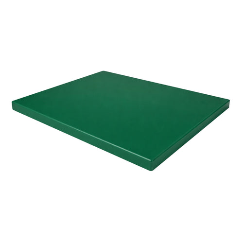 Leikkuulauta - 325x530 mm - Paksuus: 20 mm - HACCP-yhteensopiva - Polyeteeni (PE500) - Vihreä - Liukuestopinnalla