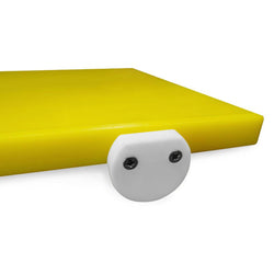 (2 kpl) Leikkuulaudan stoppari - 40x10x35 mm - Valkoinen