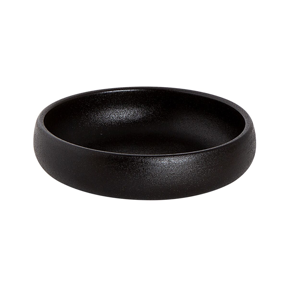 (12 pcs) Dessert Bowl - Universe - Porcelain - 200ml - round - Ø 115mm - Black