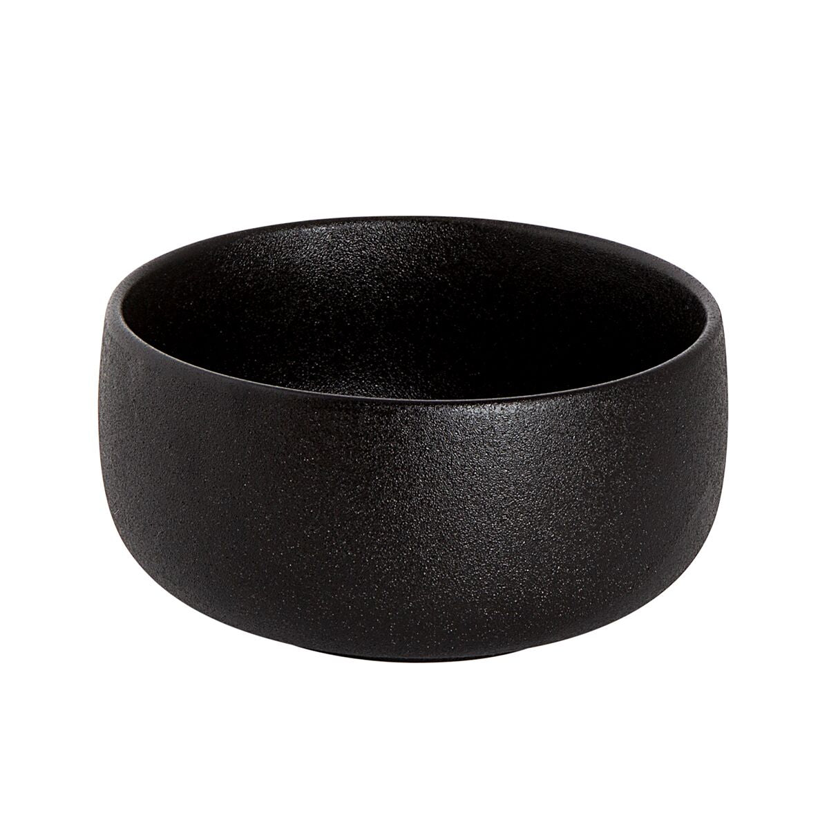 (6 kpl) tarjoilukulho - Universe - posliini - 450 ml - pyöreä - Ø 110 mm - pinoutuva, konepesunkestävä, mikroaaltouunin ja uunin kestävä, ammattikäyttöön - musta