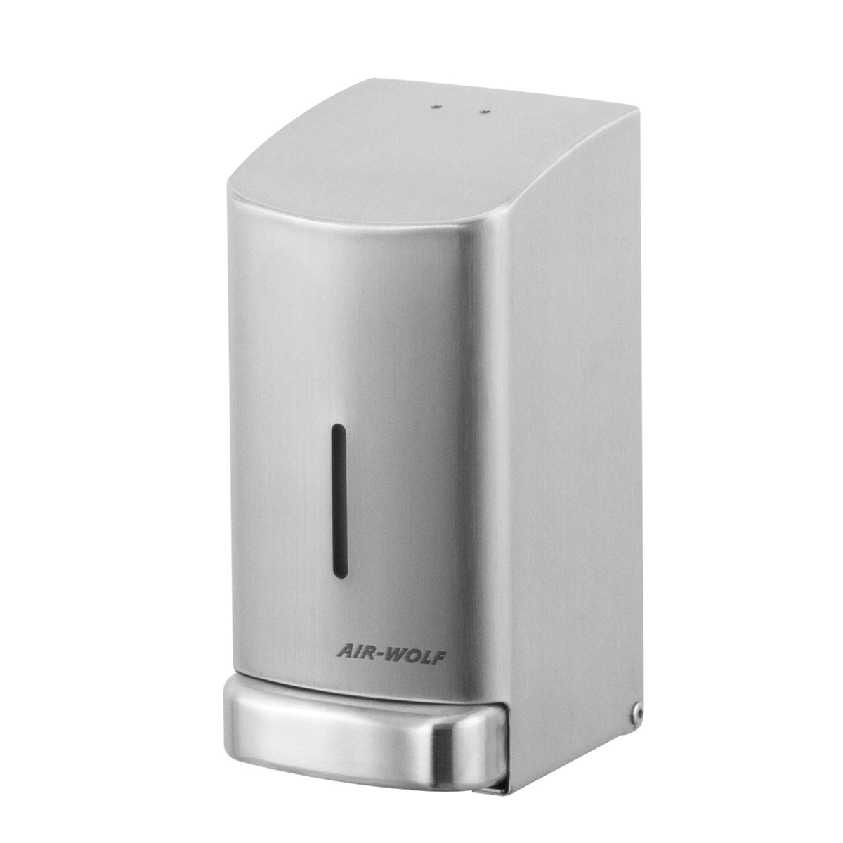 AIR-WOLF | Saippua- ja desinfiointiaine annostelija painonapilla - 800ml - ruostumatonta terästä