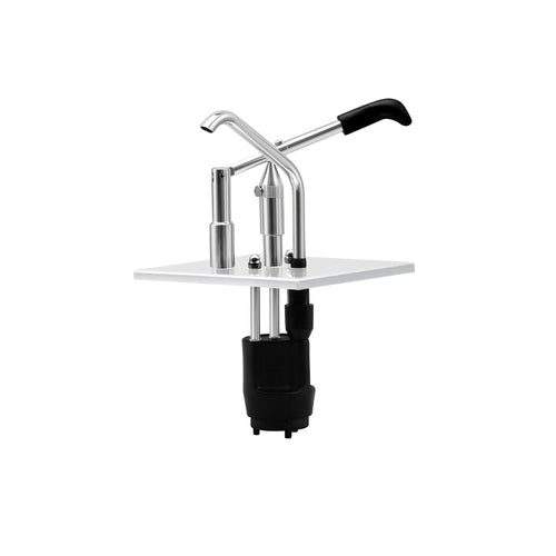 Commercial Sauce Dispenser with Pump - suitable for GN 1/6 containers - Stainless steel - 180x390mm - adjustable dose
