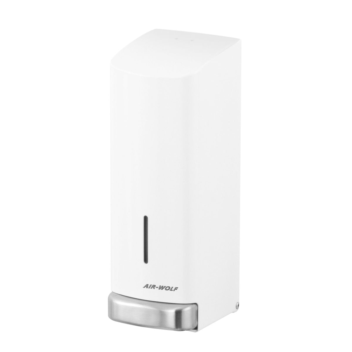 AIR-WOLF | Soap & Disinfectant Dispenser – Wall Mounted - Manual - 1.2 litre - Stainless - White