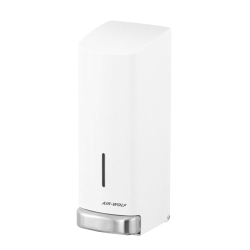 AIR-WOLF | Soap & Disinfectant Dispenser – Wall Mounted - Manual - 1.2 litre - Stainless - White