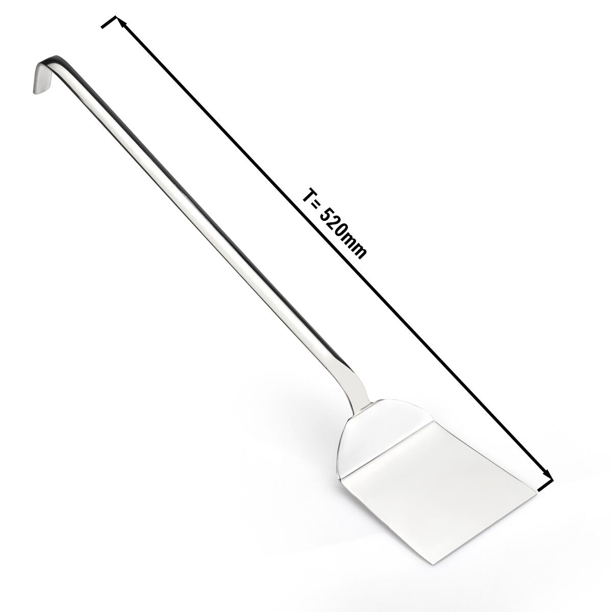 (4 kpl) - ruostumaton teräs - Pituus: 520 mm